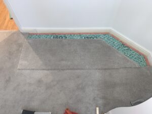 Carpet patch progress