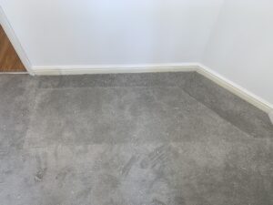 Carpet patch after